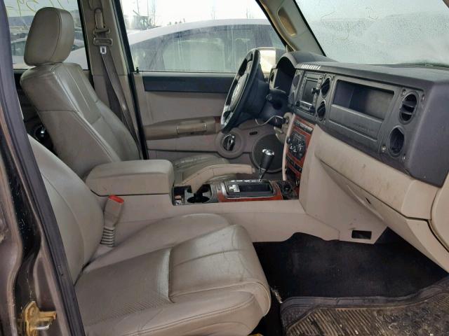 1J8HG58226C170362 - 2006 JEEP COMMANDER 黑色 照片 5