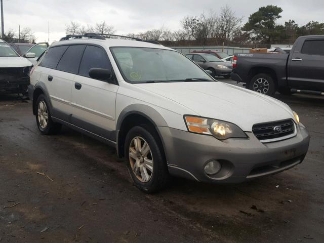 4S4BP61C057380273 - 2005 SUBARU LEGACY OUT WHITE photo 5