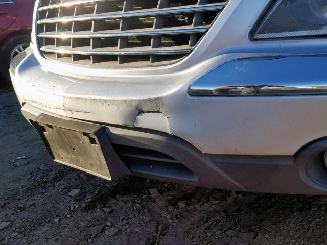 2A4GM68466R926411 - 2006 CHRYSLER PACIFICA T SILVER photo 9