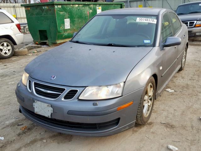 YS3FD46Y571114723 - 2007 SAAB 9-3 2.0T GRAY photo 2