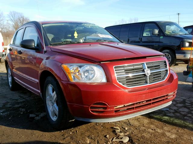 1B3HB48BX7D415020 - 2007 DODGE CALIBER SX RED photo 1