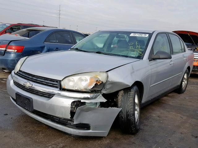 1G1ZT52845F226103 - 2005 CHEVROLET MALIBU LS Արծաթագույն լուսանկար 2