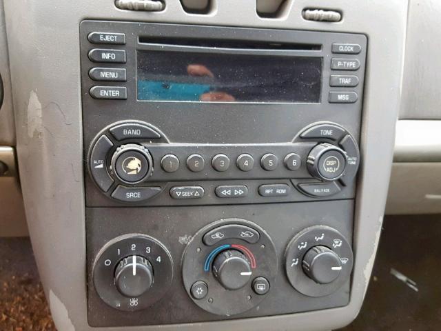 1G1ZT52845F226103 - 2005 CHEVROLET MALIBU LS Արծաթագույն լուսանկար 9