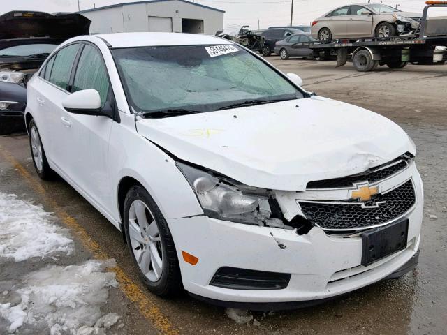 1G1P75SZ2E7448198 - 2014 CHEVROLET CRUZE WHITE photo 1