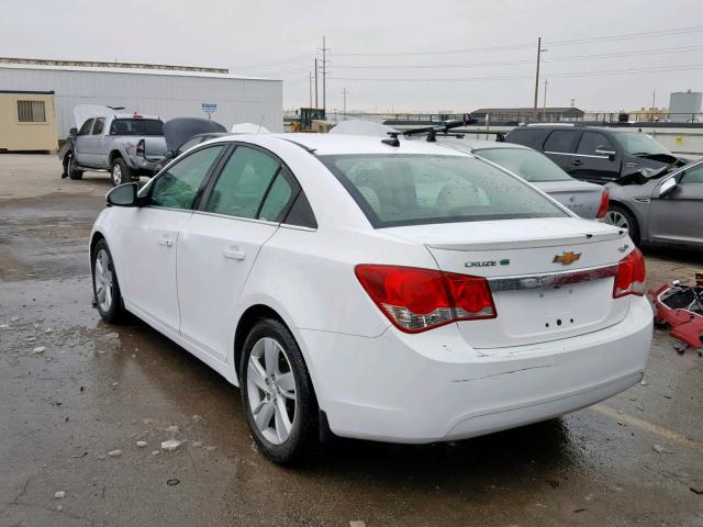 1G1P75SZ2E7448198 - 2014 CHEVROLET CRUZE WHITE photo 3