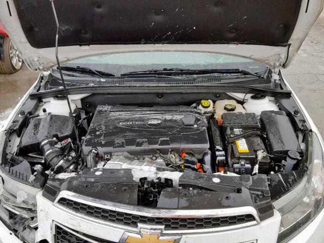 1G1P75SZ2E7448198 - 2014 CHEVROLET CRUZE WHITE photo 7