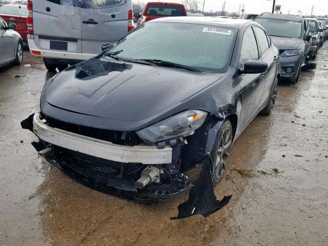 1C3CDFBH4DD238671 - 2013 DODGE DART SXT BLACK photo 2