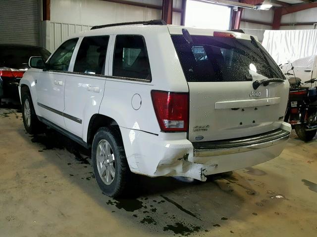 1J8HR58N78C237092 - 2008 JEEP GRAND CHER WHITE photo 3