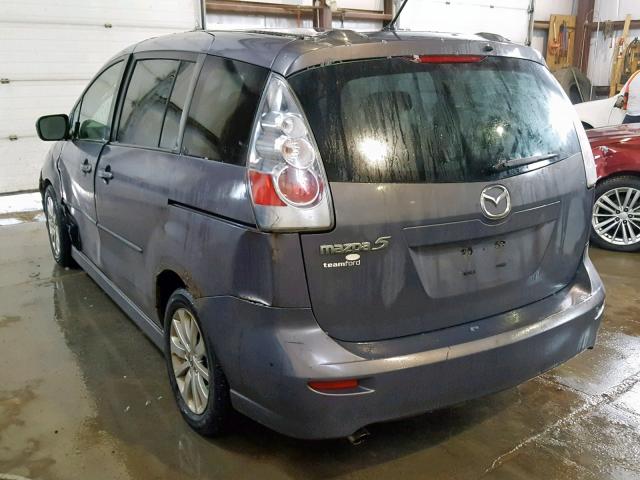 JM1CR193470133540 - 2007 MAZDA 5 GRAY photo 3