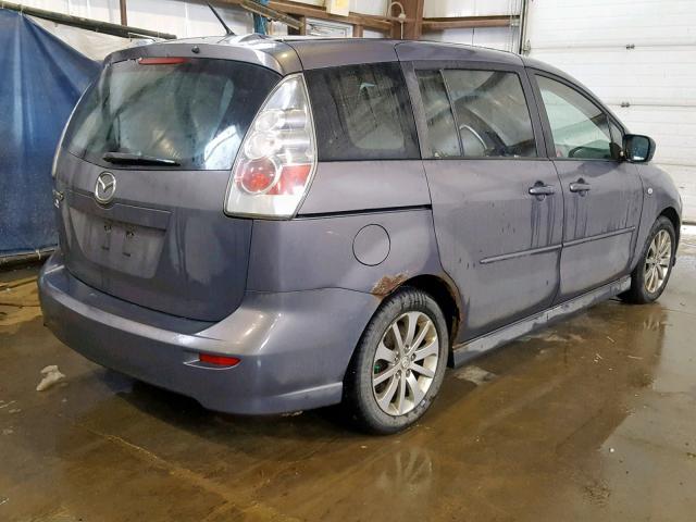 JM1CR193470133540 - 2007 MAZDA 5 GRAY photo 4