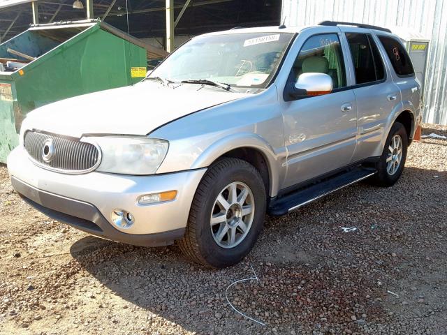 5GADT13S852228661 - 2005 BUICK RAINIER CX SILVER photo 2