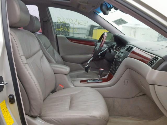 JTHBF30G930099894 - 2003 LEXUS ES 300 CREAM photo 5