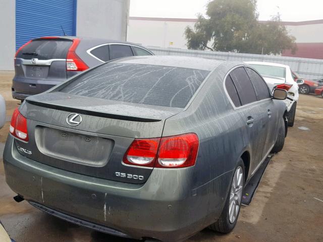 JTHBH96S265003037 - 2006 LEXUS GS300 GRAY photo 4