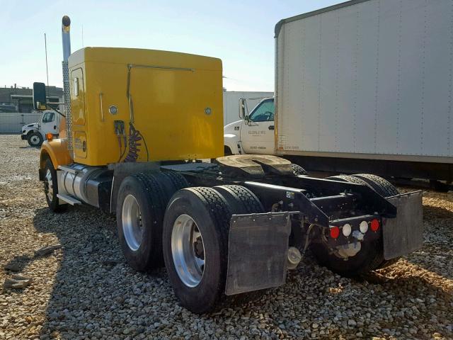 1XKDD40X5FR462315 - 2015 KENWORTH CONSTRUCTI YELLOW photo 3