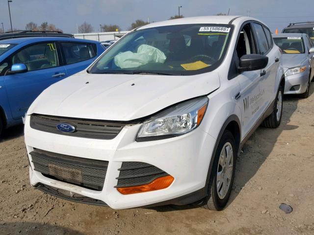 1FMCU0F74FUC80430 - 2015 FORD ESCAPE S WHITE photo 2