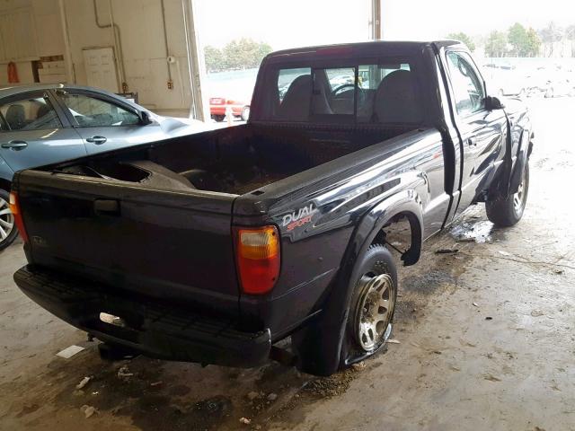 4F4YR12U32TM15823 - 2002 MAZDA B3000 BLACK photo 4