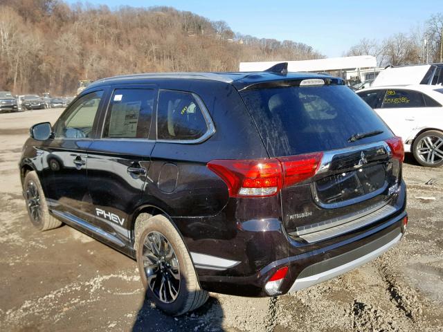 JA4J24A51JZ068976 - 2018 MITSUBISHI OUTLANDER BLACK photo 3