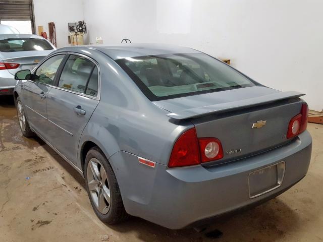 1G1ZG57B194101005 - 2009 CHEVROLET MALIBU LS BLUE photo 3