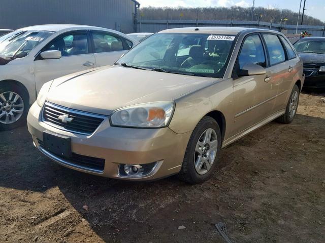 1G1ZT68N37F150959 - 2007 CHEVROLET MALIBU MAX Золотий фото 2