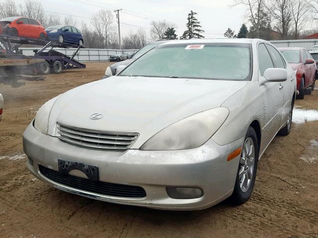 JTHBF30G535038951 - 2003 LEXUS ES 300 SILVER photo 2