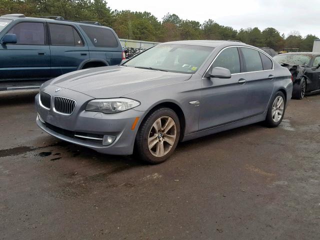 WBAXH5C5XCDW10378 - 2012 BMW 528 XI GRAY photo 2