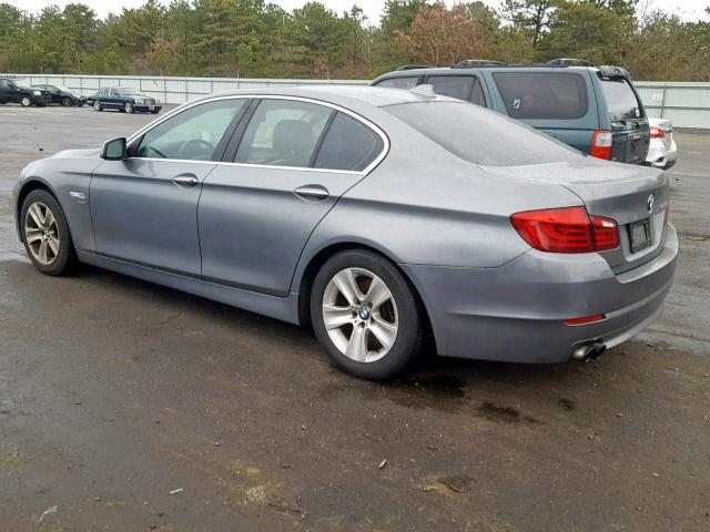 WBAXH5C5XCDW10378 - 2012 BMW 528 XI GRAY photo 3