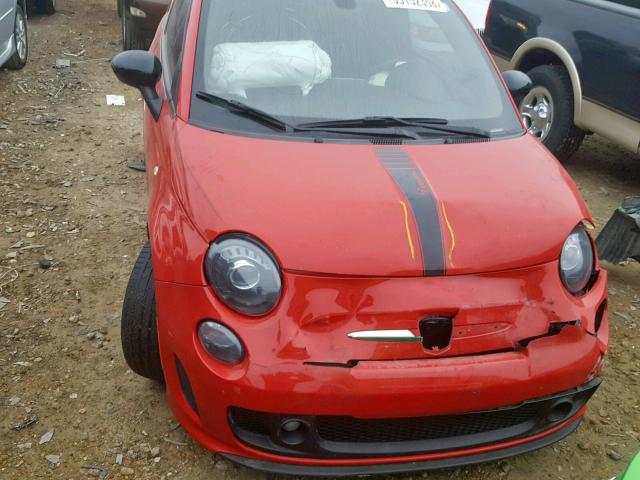 3C3CFFFHXHT506191 - 2017 FIAT 500 ABARTH RED photo 7