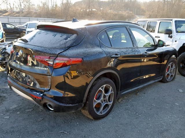 ZASFAKPN5J7B75526 - 2018 ALFA ROMEO STELVIO SP BLACK photo 4