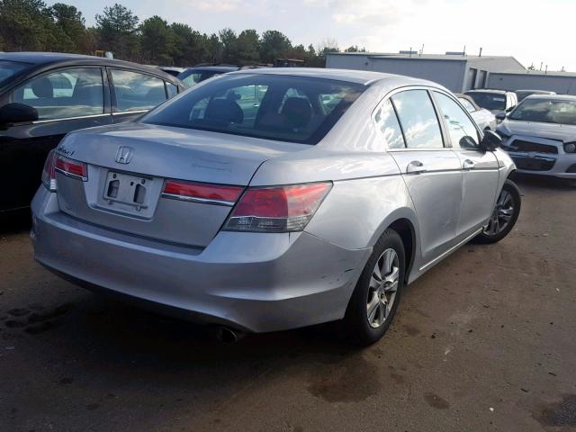 1HGCP2F41BA061337 - 2011 HONDA ACCORD LXP SILVER photo 4