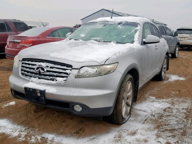 JNRAS08W93X200314 - 2003 INFINITI FX35 SILVER photo 2