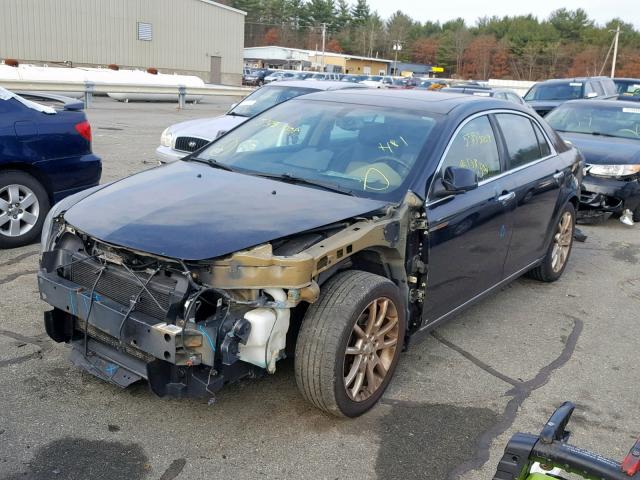 1G1ZK57B394161429 - 2009 CHEVROLET MALIBU LTZ შავი ფოტო 2