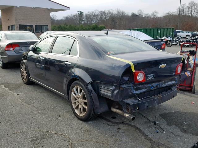 1G1ZK57B394161429 - 2009 CHEVROLET MALIBU LTZ შავი ფოტო 3