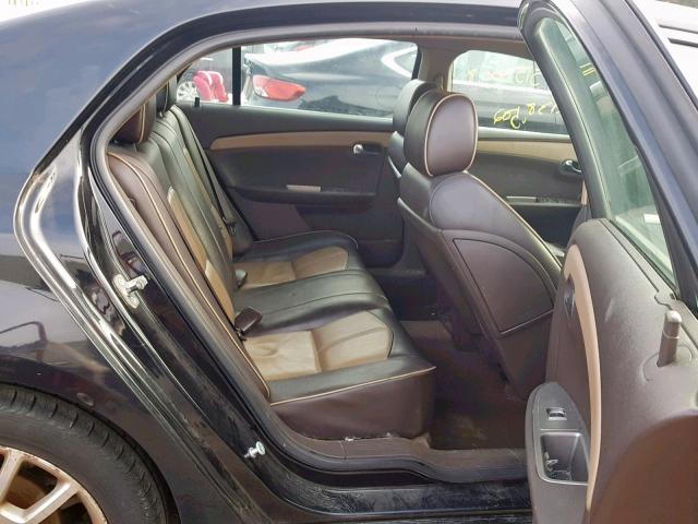 1G1ZK57B394161429 - 2009 CHEVROLET MALIBU LTZ შავი ფოტო 6