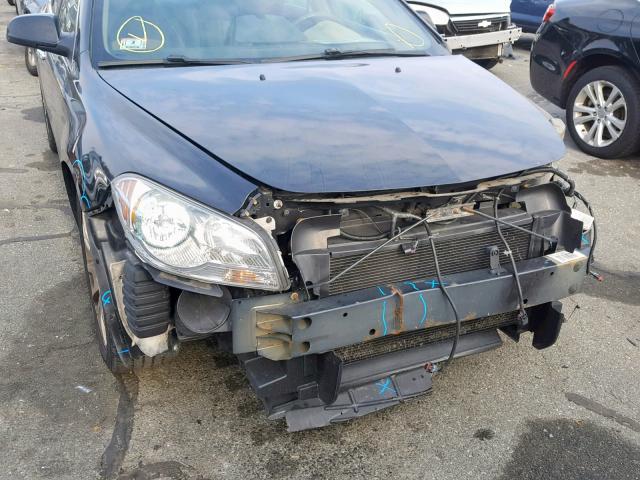 1G1ZK57B394161429 - 2009 CHEVROLET MALIBU LTZ შავი ფოტო 9