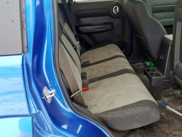 1D8GU28K27W664927 - 2007 DODGE NITRO SXT BLUE photo 6