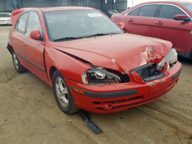 KMHDN46D74U759002 - 2004 HYUNDAI ELANTRA GT RED photo 1