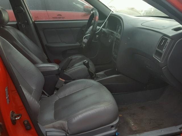 KMHDN46D74U759002 - 2004 HYUNDAI ELANTRA GT RED photo 5