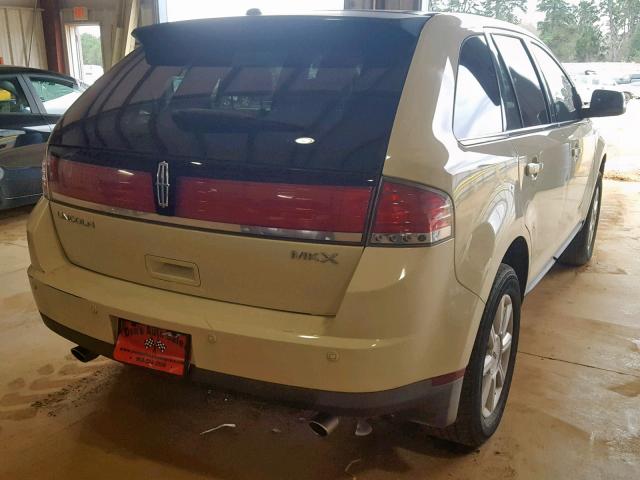 2LMDU68CX7BJ36197 - 2007 LINCOLN MKX CREAM photo 4