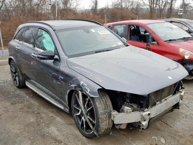 WDC0G6EB0HF261088 - 2017 MERCEDES-BENZ GLC 43 4MA GRAY photo 1