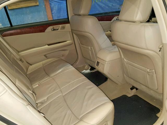 4T1BK3DB7BU406459 - 2011 TOYOTA AVALON BAS GOLD photo 6