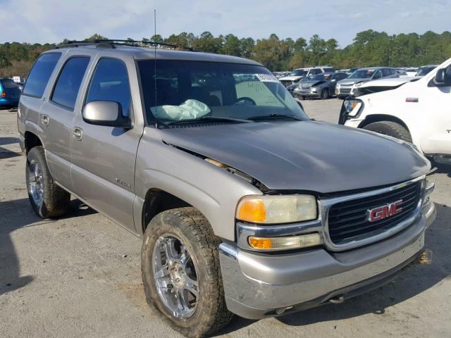 1GKEC13V82J278334 - 2002 GMC YUKON TAN photo 1