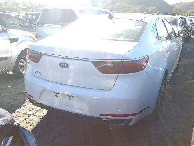 KNALC4J1XJ5096725 - 2018 KIA CADENZA PR WHITE photo 4