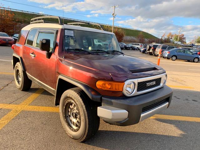 JTEBU11F870017706 - 2007 TOYOTA FJ CRUISER BURGUNDY photo 1