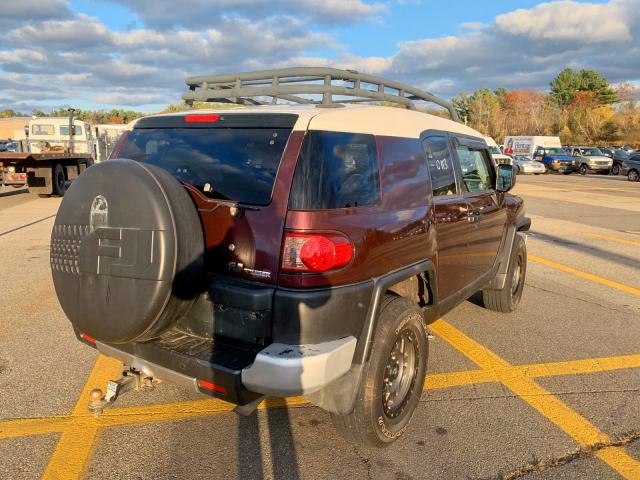 JTEBU11F870017706 - 2007 TOYOTA FJ CRUISER BURGUNDY photo 2