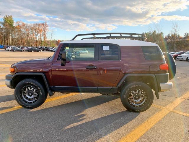 JTEBU11F870017706 - 2007 TOYOTA FJ CRUISER BURGUNDY photo 4