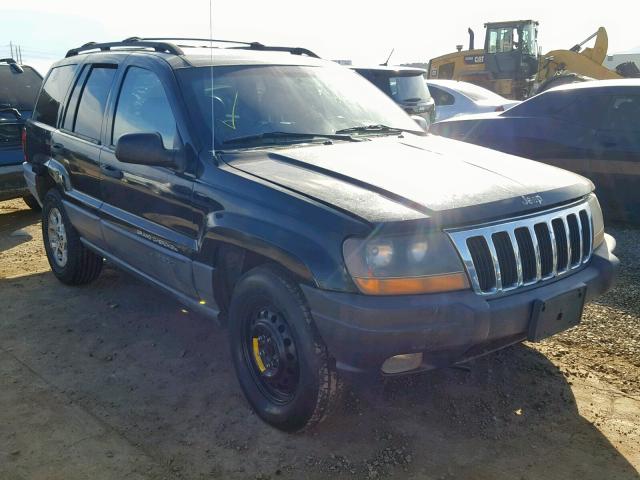 1J4GX48S41C729474 - 2001 JEEP GRAND CHER BLACK photo 1