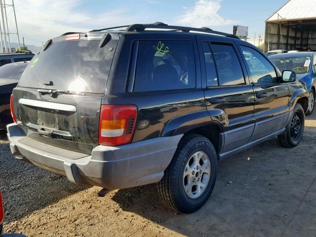 1J4GX48S41C729474 - 2001 JEEP GRAND CHER BLACK photo 4