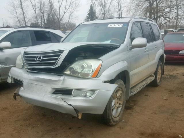 JTJBT20X140032967 - 2004 LEXUS GX 470 SILVER photo 2