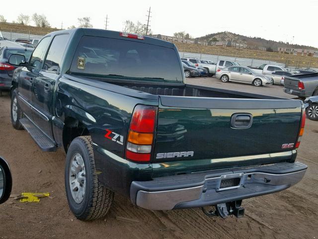 2GTEK13T851190430 - 2005 GMC NEW SIERRA GREEN photo 3