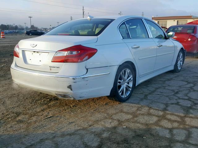 KMHGC4DD9DU233315 - 2013 HYUNDAI GENESIS 3. WHITE photo 4